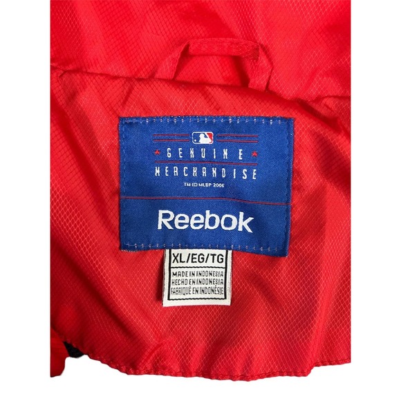 Reebok Mens Size XL LA Angels Full Zip MLB Red‎ Vented Windbreaker Jacket - Picture 3 of 7